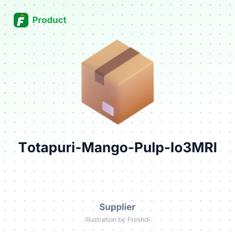 Totapuri Mango Pulp – summary card, no photo uploaded yet