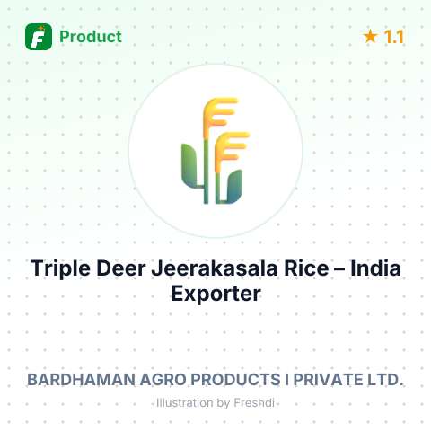 Triple Deer Jeerakasala Rice – summary card, no photo uploaded yet