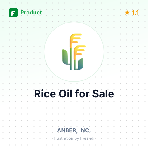 Tsuno Rice Oil 500g – summary card, no photo uploaded yet