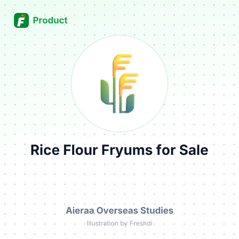 Tube Rice Flour Fryums – summary card, no photo uploaded yet