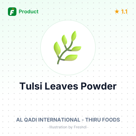Tulsi Leaves Powder – summary card, no photo uploaded yet