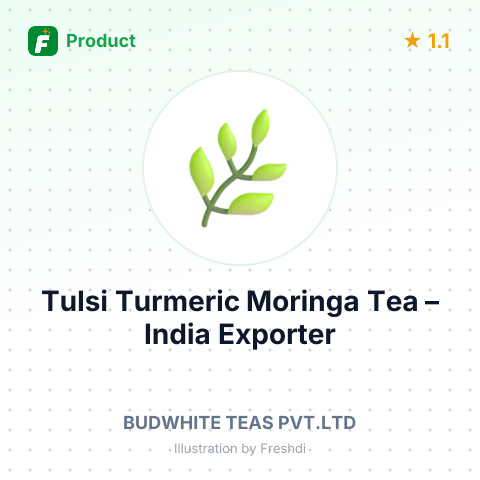Tulsi Turmeric Moringa Tea – summary card, no photo uploaded yet