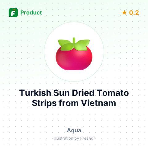 Turkish Sun Dried Tomato Strips – summary card, no photo uploaded yet