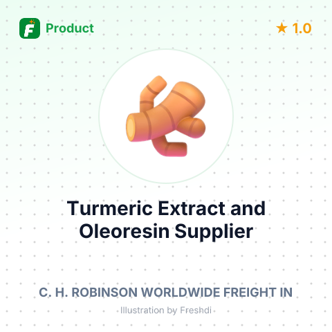Turmeric Extract and Oleoresin – summary card, no photo uploaded yet