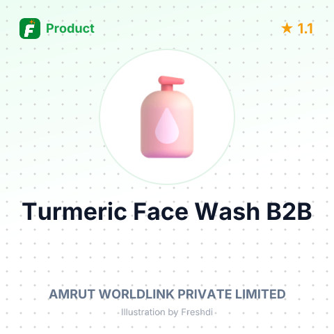Turmeric Face Wash – summary card, no photo uploaded yet