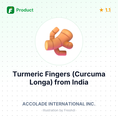 Turmeric Fingers (Curcuma Longa) – summary card, no photo uploaded yet