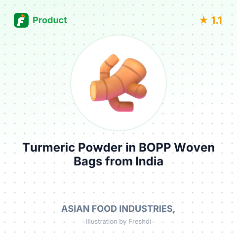 Turmeric Powder in BOPP Woven Bags – summary card, no photo uploaded yet