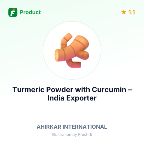 Turmeric Powder with Curcumin – summary card, no photo uploaded yet