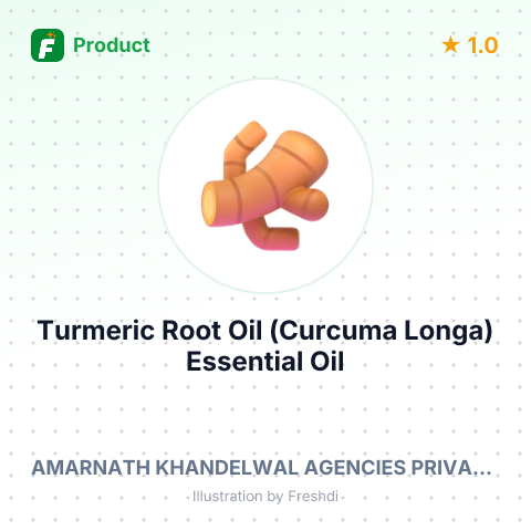 Turmeric Root Oil (Curcuma Longa) Essential Oil – summary card, no photo uploaded yet