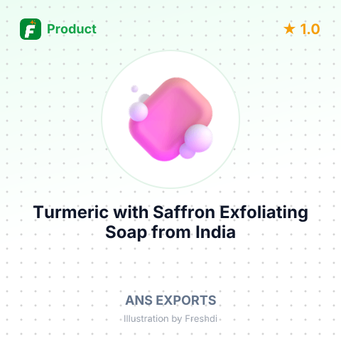 Turmeric with Saffron Exfoliating Soap – summary card, no photo uploaded yet