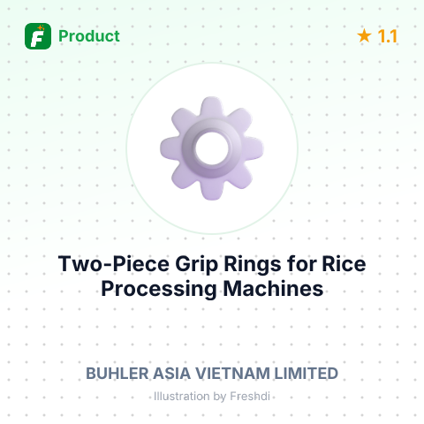 Two-Piece Grip Rings for Rice Processing Machines – summary card, no photo uploaded yet