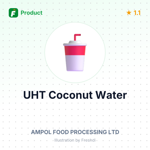 UHT Coconut Water – summary card, no photo uploaded yet