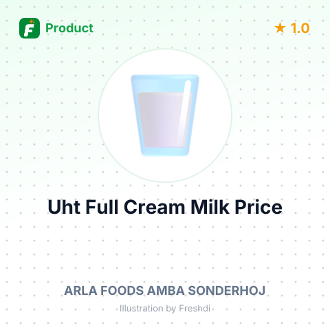 UHT Full Cream Milk 3.5% Fat – summary card, no photo uploaded yet