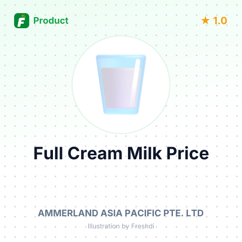 UHT Full Cream Milk 3.5% – summary card, no photo uploaded yet