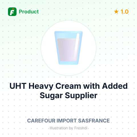 UHT Heavy Cream with Added Sugar – summary card, no photo uploaded yet