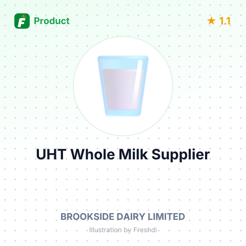 UHT Whole Milk – product summary card, no photo uploaded yet