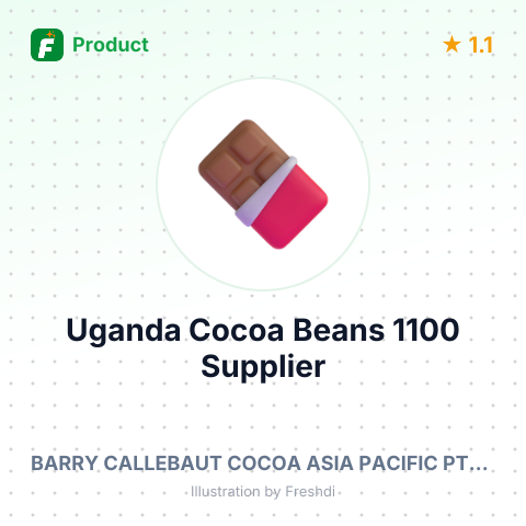 Uganda Cocoa Beans 1100 – summary card, no photo uploaded yet