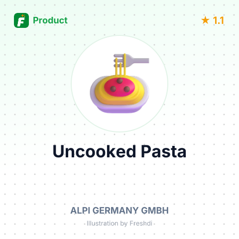 Uncooked Pasta – summary card, no photo uploaded yet