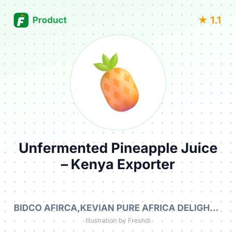 Unfermented Pineapple Juice – summary card, no photo uploaded yet