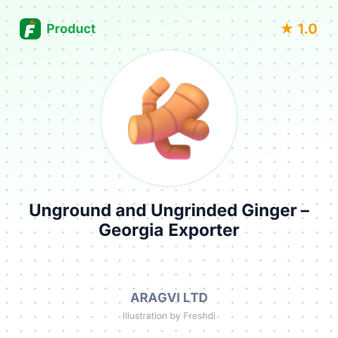 Unground and Ungrinded Ginger – summary card, no photo uploaded yet