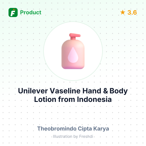 Unilever Vaseline Hand & Body Lotion – summary card, no photo uploaded yet