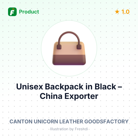 Unisex Backpack in Black – summary card, no photo uploaded yet