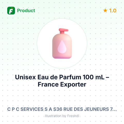Unisex Eau de Parfum (EDP) 100 mL – summary card, no photo uploaded yet