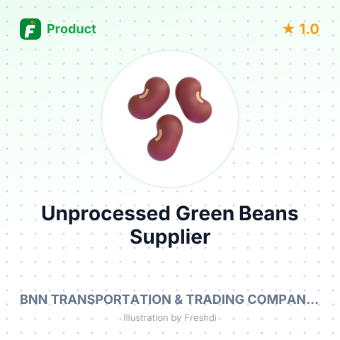 Unprocessed Green Beans – summary card, no photo uploaded yet