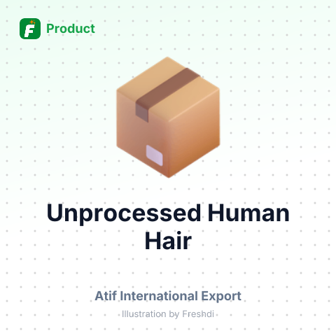 Unprocessed Human Hair – summary card, no photo uploaded yet