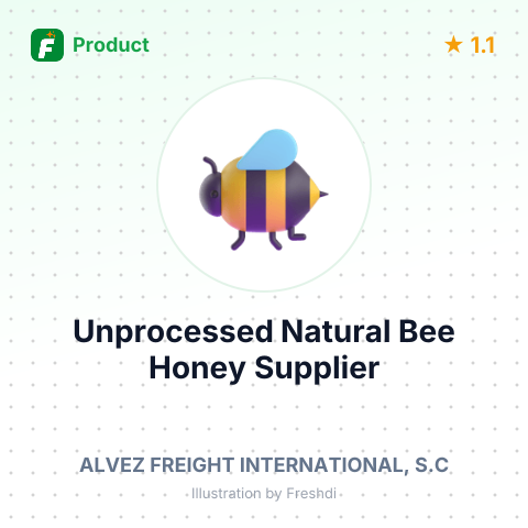 Unprocessed Natural Bee Honey – summary card, no photo uploaded yet