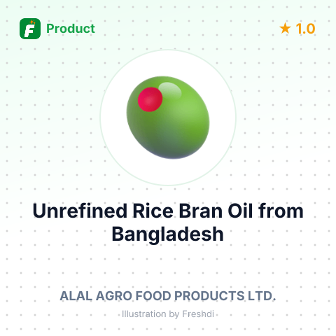 Unrefined Rice Bran Oil – summary card, no photo uploaded yet