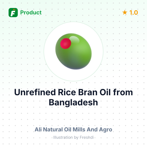 Unrefined Rice Bran Oil – summary card, no photo uploaded yet
