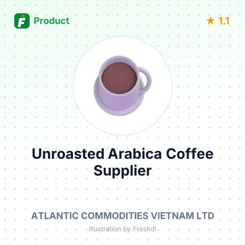 Unroasted Arabica Coffee – summary card, no photo uploaded yet
