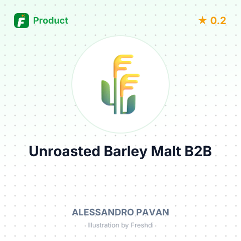 Unroasted Barley Malt for Beer Production – summary card, no photo uploaded yet