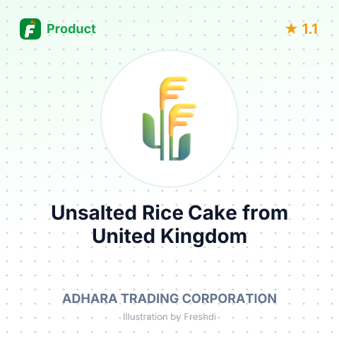 Unsalted Rice Cake – summary card, no photo uploaded yet