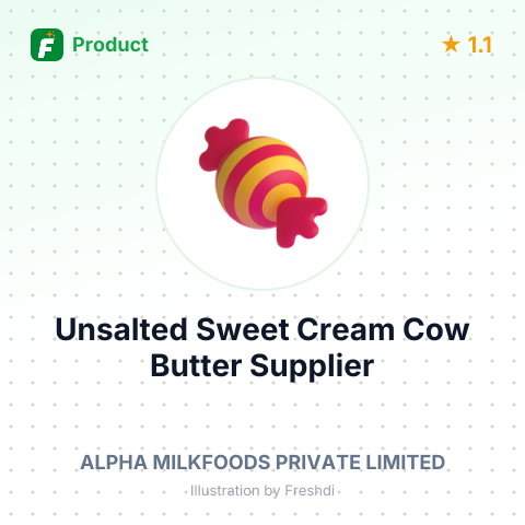 Unsalted Sweet Cream Cow Butter – summary card, no photo uploaded yet
