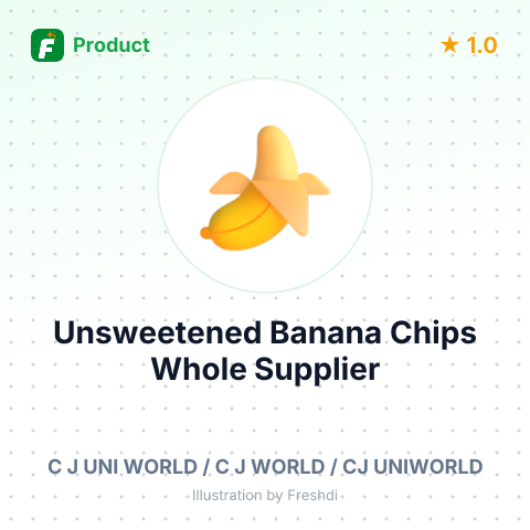 Unsweetened Banana Chips, Whole – summary card, no photo uploaded yet