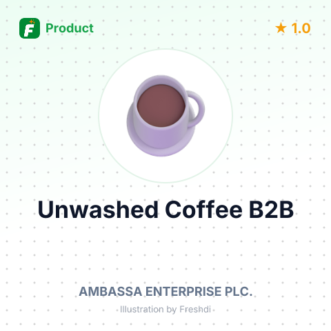 Unwashed Coffee – summary card, no photo uploaded yet