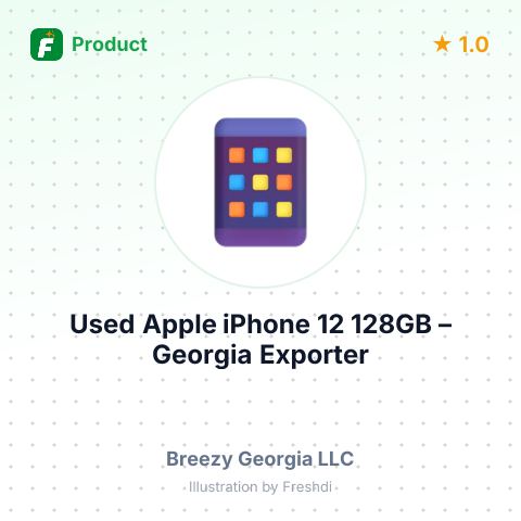 Used Apple iPhone 12 128GB – summary card, no photo uploaded yet