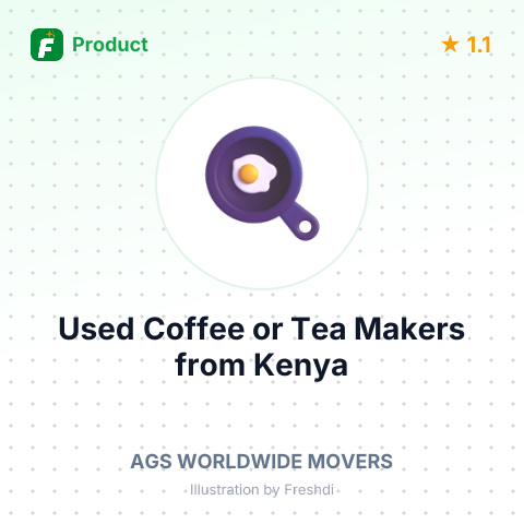 Used Coffee or Tea Makers – summary card, no photo uploaded yet
