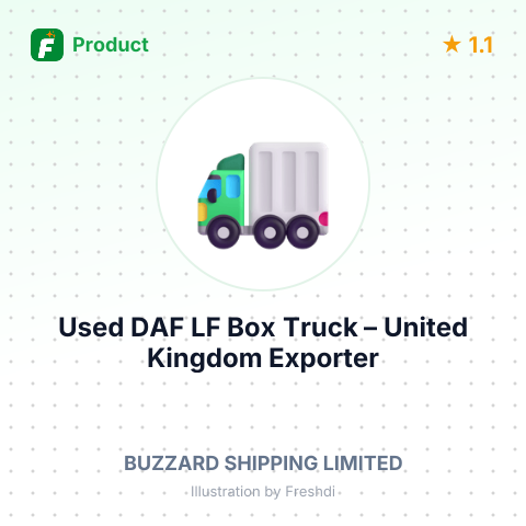 Used DAF LF Box Truck – summary card, no photo uploaded yet