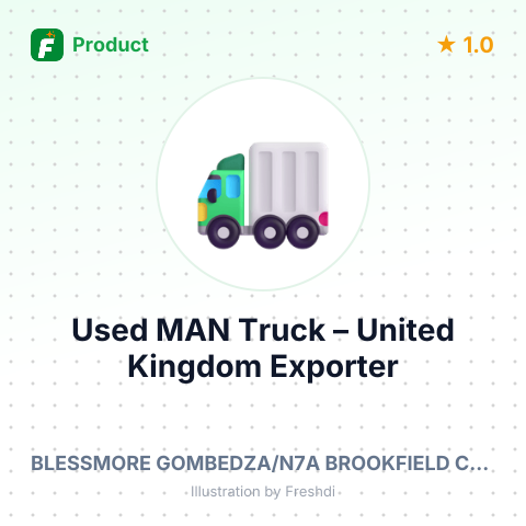 Used MAN Truck – summary card, no photo uploaded yet