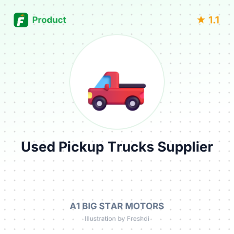 Used Pickup Trucks – summary card, no photo uploaded yet