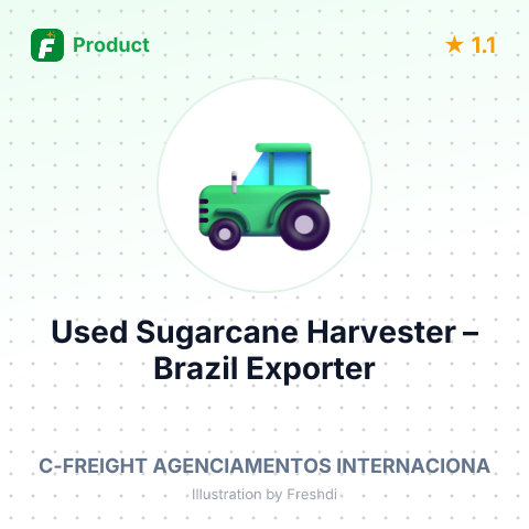 Used Sugarcane Harvester – product summary card, no photo uploaded yet