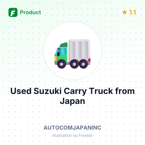 Used Suzuki Carry Truck – summary card, no photo uploaded yet