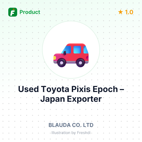 Used Toyota Pixis Epoch – summary card, no photo uploaded yet