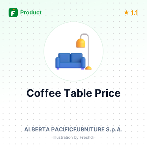 VALERY Coffee Table – summary card, no photo uploaded yet