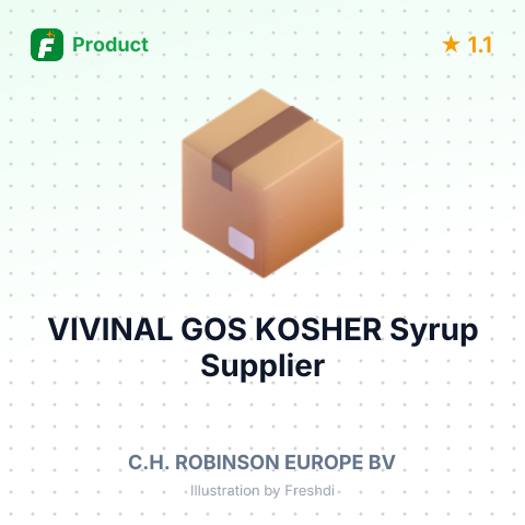 VIVINAL GOS KOSHER Syrup – summary card, no photo uploaded yet