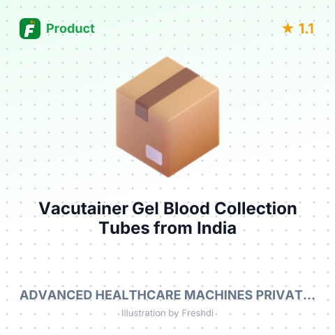 Vacutainer Gel Blood Collection Tubes – summary card, no photo uploaded yet