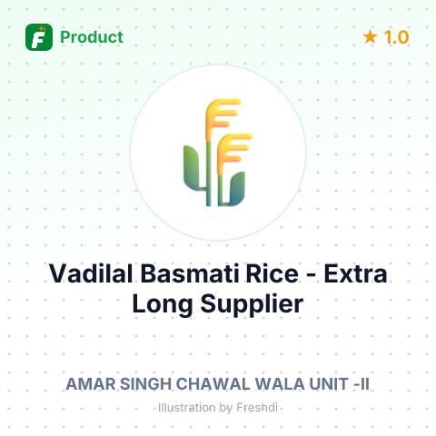 Vadilal Basmati Rice - Extra Long – summary card, no photo uploaded yet